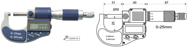 Tube Digital Micrometers